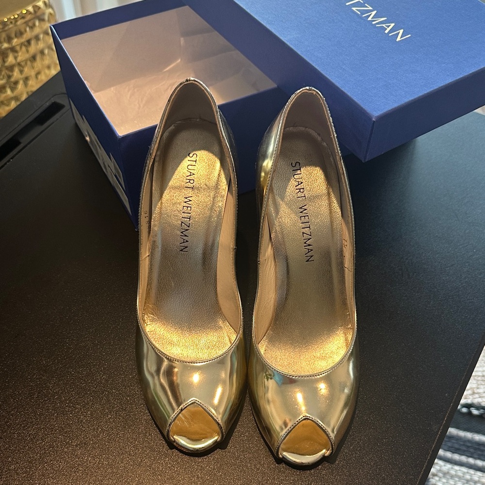 Stuart Weitzman Peep-Toe Pumps